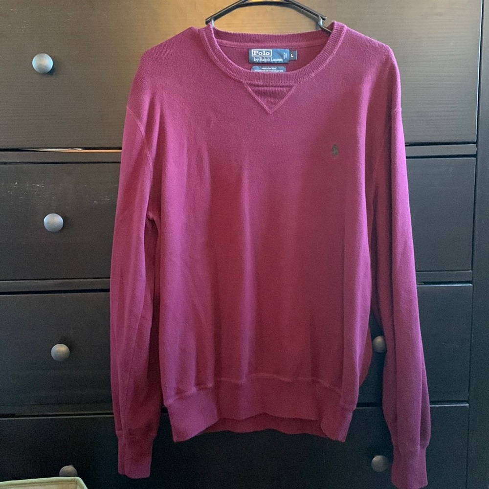 Polo by Ralph Lauren sweater men’s L color maroon